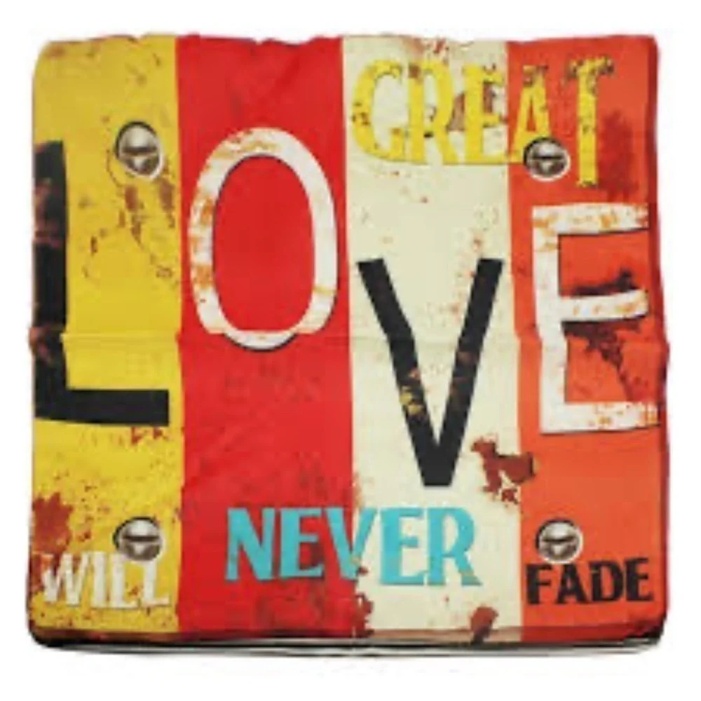 RUSTIC Home,Love, like, freedom cushion throw covers 4 pack multicolor